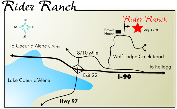 map to Ranch Ranch